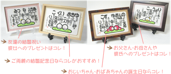 額も全部で4種類。